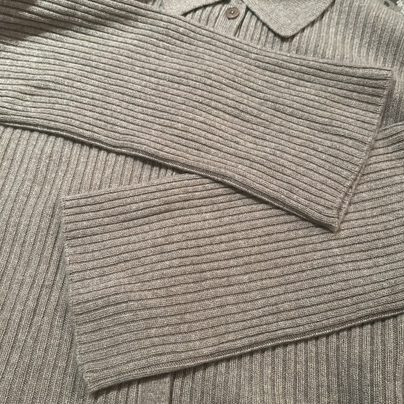 NEW Reformation Fantino Cashmere Collared Cardigan  in Oatmeal | size M - Picture 12 of 12